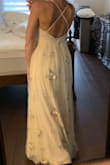 I am small chested and this just looked super awkward in that area, otherwise the dress is really pretty and tulle material with the embroidery is soft & feminine. But I returned. - Linda B.