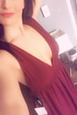 I love this dress! It is even better than I thought it would be. The color is a perfect burgundy/wine color and fits great at the waist. It's a tad long for me, but with some 3 inch heels it's just about perfect length hitting the floor. - Kasey M.