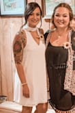 This was the perfect dress for my bridal shower. I always have to try things on when shopping but took a leap of faith with this one, and it turned out perfectly. I got so many compliments on it! It is true to size. - Morgan M.