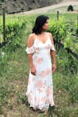 I wore this to a friend's wedding and received lots of compliments. It's very flattering but is on the long side so if you're shorter like me, you'll need it hemmed for sure. - Lisa N.