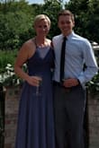I loved this dress. I did get It hemmed since it was long, which I anticipated based on other reviews. I ordered a M. It fit great. I did use a sticky bra. - Jenny H.