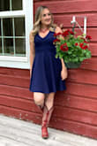 This dress fits perfectly and is made extremely well!! Great length, extremely comfortable, and can be worn for many occasions. Paired nicely with my cowgirl boots for a Montana wedding. Newly obsessed with Lulus!!! - Amanda B.