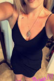 I love this dress- tried it on when I got it & love the way it looks. I got shoes to wear with it & when I took the dress off (after only trying it on twice now) the strap broke in the front. I did sew it up but the wedding is in a few days & don't want to risk it breaking again so I ordered another. It's really short too, just walking around (to see if I like the shoes) the dress hiked up to show all of my undies. I will try using hair spray, sticky tape, and spanks if I don't get the replacement dress in time for the wedding this weekend. Super cute dress though! - Adriane S.