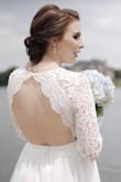 I bought this for my laidback, budget wedding. I had to get it hemmed, since it is pretty long, but other than that, it fits GREAT! It looks fantastic in my bridal portraits and I can't wait to wear it to my wedding in July! - Rachael V.