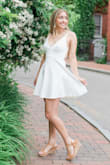 I LOVE this dress! I wore it for a spring photo shoot and everything about it was perfection. It fit like a dream, wasn't see through at all, and made me feel so comfortable as well as pretty. - Abigail C.