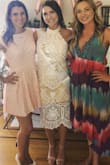 I bought this dress for my bridal shower and was a little hesitant at first. I typically don't do the high cut with collar around the neck. I am SO pleased I took a chance and got this dress! I got so many compliments. It was the perfect fit and looked classy and sexy at the same time! - Kelly M.