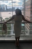 I absolutely loved my dress I bought for my bridal shower. Couldn't wear a bra with this because of the open back but the front has structure enough that it lifted my girls (covered in pasties) just so. It was sexy enough, yet appropriate for a shower with my aunties. I am truly a happy bride. - Shakinah D.