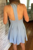 My daughter picked out this dress for her 8th grade graduation after not being able to find anything to fit her at our local mall. This dress fit perfectly in the XS. The color is beautiful in person, and we look forward to purchasing more items in the near future! - Kendall K.