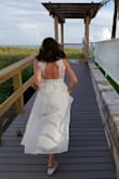 This dress is classy but sexy. I wore it for my 20-year vow renewal and it was perfect. I would highly recommend this dress. - Michelle L.