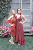 This dress is a great fit for a pear shape. The movement and weight of the fabric was so flattering and I felt like a goddess all night wearing this dress. - Emily H.