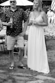 We had a casual backyard wedding in the summer in Atlanta. The dress was great for the ceremony, but I didn't wear it long since it was very hot. I got many compliments. - Gina G.