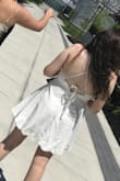 This dress was perfect for my college graduation. It was thick material so it was not see through at all. It was comfortable and did not need any adjustments even when wearing it literally all day long. The only reasons I'm not giving it 5 stars is because it felt a little snug on the top, and if I didn't have the strings double knotted in the back it would come untied because of the material used for them. Otherwise, I loved it! - Kara S.