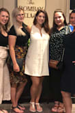 I wore this in NOLA for my bachelorette party and LOVED IT. Just fancy enough but comfortable enough to dance all night. Very flattering. - Kari R.