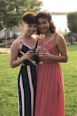 This dress made me feel so good while wearing it. I wore it to a friend's wedding and got lots of compliments. I love that it is flowy and that it has an open back. I can't wait to have another opportunity to wear it. - Cecilia S.
