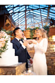 I wore a beautiful wedding dress for my ceremony and then changed into this dress for the reception so I'd be more comfortable to dance and walk around in! I'm so glad I did! It was really comfortable and fit me really snug and beautifully shaped my body! - Hyejin B.