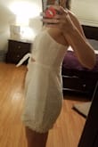 I have always been skeptical when ordering rompers since I have a long torso and shorter legs but WOW is this cute!! I love the cutout in the front. The material is super comfortable and the bottom is a looser fit. I feel comfortable sitting in this romper without it pulling down, and I like the roomier fit on the bottom. I can't wait to wear this during my Bachelorette Party daytime activities! - Kimberly D.