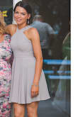 I wore to my sister's wedding. Great fit, just had to have straps altered. Loved the color and the material was a nice quality. - Katie B.