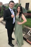 The dress was perfect to wear to a cousin's wedding. The material is light weight and with the texture I think it's the perfect blend of casual and formal. The dress comes LONG, like bridesmaids dress long. I'm 5'5" and needed to take about 2.5 inches off, and I wore heels. Which is why I gave 4 stars because I had to pay extra for the hem plus a rush fee since I didn't realize it was THAT long. I loved it and received several compliments! A couple people said it was their favorite dress at the wedding! It was flattering enough to cover the extra weight I'm still carrying from pregnancy, I'm about 160 lbs right now and I ordered a medium. It fit great! - Lauren S.