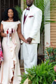 Perfect dress to compliment my beautiful home Wedding! Love love this dress!! - Camesha S.
