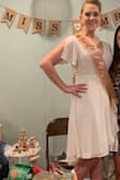 LOVE THE DRESS but I have a large chest and I was not prepared for the top shifting and flashing everyone. I had one safety pin on me.. I suggest if you order to have a few safety pins handy. - Abbie G.