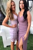 Loved this dress! Perfect for a summer wedding which I wore it to! I first ordered a medium, which was way too big. Then got it in a small. It wasn't  super form fitting but I wouldn't change the size. Loved the lavender color! - Ashley T.