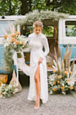 Wore this fabulous dress for a Pacific N.W., boho inspired styled shoot!  The dress fit perfectly and loved all the details on the sleeves and collar.  Can't wait to wear it again! - Daniel D.