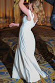 This dress was absolutely perfect. It was comfortable, beautiful, and exactly what I needed for my casual wedding. I initially tried a small but had trouble zipping it up so exchanged for the medium and did not require any alterations. I couldn't have been happier and received many compliments. - Julie A.
