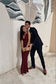 This dress was absolutely beautiful! It was simple yet elegant. The open v-neck cut in the front gave it a sexy touch. My boyfriend absolutely loved the dress on me. I did have to get it tailored though. It was too long & too loose. - Gloria L.