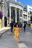 The material of the dress is really soft and good quality. The bust is a little loose and it's a little tight on the waist, but the cut and design is superb. Got a lot of compliments wearing this. - Sompa M.