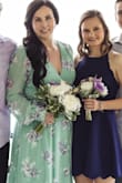 I wore this dress for my 2nd wedding in a small ceremony with our kids. It was perfect for this occasion or any wedding. My step daughter also had a dress from Lulus!  

I ordered both L & XL sizes as I wasn't sure. I ended up wearing the XL, and it probably couldn't have been altered but I ran out of time. The L was too tight around the bust and it didn't lay flat. - Nancy D.