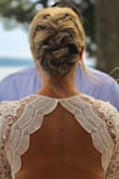 I wore this dress for our rustic wedding. I received tons of compliments. The dress is beautiful and affordable. You don't have to overspend to look amazing in this dress. - Erica C.