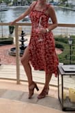 This dress is so pretty on and perfect for so many occasions! It fits a little loose but not so bad. I'm 5'3 and it hits perfectly. Can't wait to wear it with some white sneakers and jean jacket for a casual look! - Emily G.