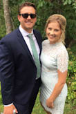 I ordered this dress in a small which I always do with Lulus and it fit a little snug. I did love the dress and how it looked but if I would have had enough time to order a medium, I probably would have done so. - Karly S.