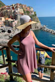 I bought this dress a while ago but love pulling it out every summer! It's comfortable, great quality and feels and looks great! It was perfect to wear in Italy! - Jelena M.