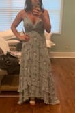 I ordered this dress to wear for my bridal shower and I'm so very excited to wear it! It fits wonderfully and I can't wait to show it off! - Summer B.