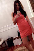 I have this dress in 2 colors (so far).. It's so comfortable. Looks amazing on too. Definitely one of my favorites - Jaime F.