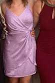 I ordered a small in the lavender and it fit great. I picked this out for a wedding last minute and requested 3 day shipping and came right in time. The dress looks just like the photo and it's very soft and comfy. So happy it was on this site! Definitely going to be purchasing more items. - Alexandria W.