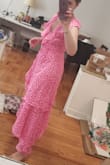 I love it. Idk what else to say. Flirty and super feminine. It shows off all the right things/curves/places in just the right amount. Well made and runs on the small side....There's a possibility one might need two sizes up. - Corrina O.
