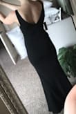I had to exchange the small I originally bought with an XS and I wish this dress had a slit to show a little more leg/heels. But overall I love and am excited to wear this dress to a wedding I'm in. - Kaitlyn V.
