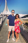 The dress is high quality and the colors are gorgeous in person. It fits me a little loose on the chest but I wouldn't change the size because it has a nice flare to it!! Would definitely recommend to buy it!! - Xenia A.