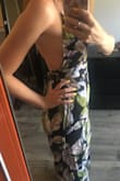 I love the slits in this, it makes it day and night wearable. The length of the medium was perfect, but the top is a bit revealing and loose since I have a smaller chest. I wore a little jean jacket over it and got so many compliments on it. - Ashley F.