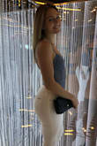 I absolutely love this piece. I think it was perfect for my body type as I have a small chest. I don't think it would work for someone with larger breasts as well, but for me it was perfect! It was really comfortable and the straps are adjustable. I wore it with white pants and nude heels once, and with jeans and a white blazer another time. Compliments alllll day ladies, get yourself one of these. - Shelby P.