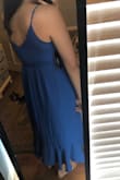 I'm so skeptical but I made the jump and LOVE this dress!! I don't usually buy online dresses unless I know they will be long enough and fit me in the right places. This is one of those dresses that really fits anyone because it's a wrap dress, you can loosen and tighten as much as you need all the way around the waist! Has adjustable straps too!!! - Claire H.