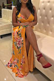 I wore this dress to a wedding. I loved the color. Received lots of compliments. - Vidya P.