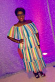 It was perfect! Went back & forth because of my height but it worked for me! Received Many complements! - Sesily G.