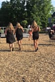Wore for a bachelorette party. With my measurements it was tight in the hips and a little loose up top but no big deal. It does ride up when walking, but it was so cute! Great material. - Mychaela K.