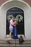 This dress fit perfect and looks beautiful. It is also very comfortable and flowy! I really could have worn it all day! The straps do adjust which was helpful, and the length worked well with me wearing sandles. - Elise H.