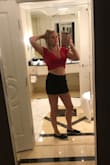 Ok, this one was a slam dunk. I don't wear crop tops or two pieces usually, but we were going to Vegas so I went out on a limb. I was worried the skirt would give me a muffin top, but it didn't. It fit perfectly. The skirt rides up a little, but I actually like the way it looks a little scrunched. After partying for hours I changed into high waisted shorts and left the top. So fun! - Jessica A.