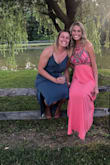 I loved the dress! The colors were fun and I got several compliments on the cut outs on the sides. It runs a little bit big, but not noticeable to anyone except myself. Very comfortable, too! Wore it to a casual rehearsal dinner/party at an outdoor pavilion. - Kerry C.