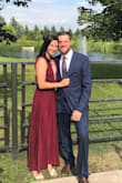 This dress can be worn in a million different ways. I went with the open back option and was very satisfied with it! I was worried that it would feel like it would undo or I would fall out because I've never owned a dress like this, but it did not feel that way at all! Felt very comfortable. Received many compliments. Great length. - Jessica S.